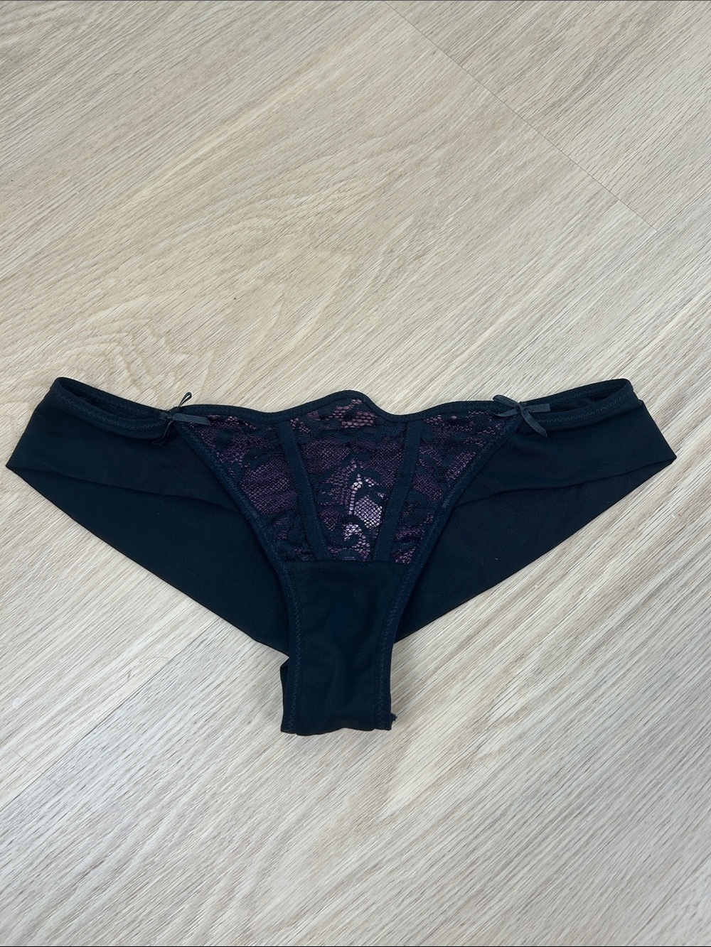 Adore Me Lace Mesh Panty XS